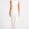 Linley Recycled Nylon Long Line Top – White