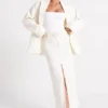 Linley Recycled Nylon Long Line Top – White