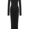 Louanne Slinky Long Sleeve Maxi Dress – Black Louanne Slinky Long Sleeve Maxi Dress – Black