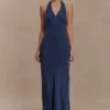Louisiana Halter Maxi Dress – Navy Louisiana Halter Maxi Dress – Navy