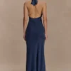 Louisiana Halter Maxi Dress – Navy Louisiana Halter Maxi Dress – Navy