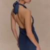 Louisiana Halter Maxi Dress – Navy Louisiana Halter Maxi Dress – Navy