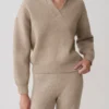 Luca Knit Jumper – Beige Marle