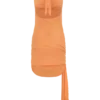 Lucien Cowl Neck Mini Dress – Apricot Lucien Cowl Neck Mini Dress – Apricot
