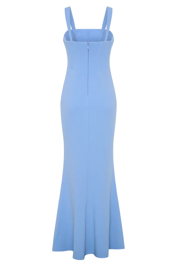 Luella Crepe Corset Maxi Dress – Cornflower Blue Luella Crepe Corset Maxi Dress – Cornflower Blue