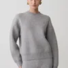 Lulu Oversized Knit Jumper – Grey Marle