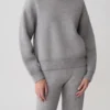 Lulu Oversized Knit Jumper – Grey Marle