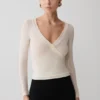 Lumi Long Sleeve Mesh Top – Bone
