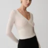 Lumi Long Sleeve Mesh Top – Bone