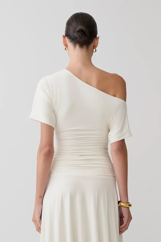 Luu Off Shoulder Slinky Top – Ivory Luu Off Shoulder Slinky Top – Ivory