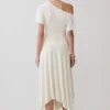 Luu Slinky Midi Skirt – Ivory Luu Slinky Midi Skirt – Ivory