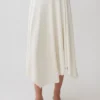 Luu Slinky Midi Skirt – Ivory Luu Slinky Midi Skirt – Ivory