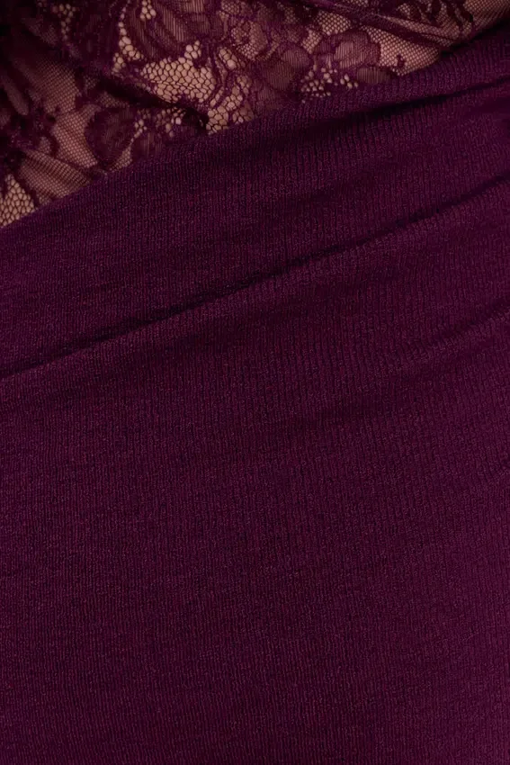 Luxie Lace Knit Maxi Dress – Plum Luxie Lace Knit Maxi Dress – Plum