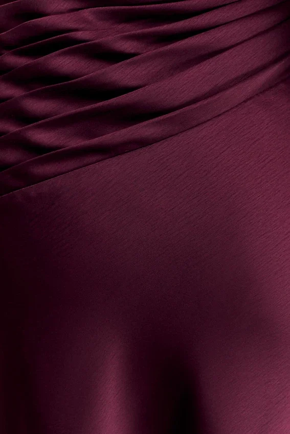 Lyla Asymmetrical Satin Maxi Dress – Plum Lyla Asymmetrical Satin Maxi Dress – Plum