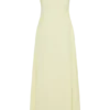 Mabel Off Shoulder Chiffon Maxi Dress – Lemon Mabel Off Shoulder Chiffon Maxi Dress – Lemon