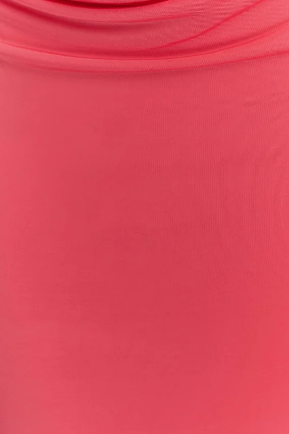 Madison Strapless Slinky Maxi Dress – Coral Madison Strapless Slinky Maxi Dress – Coral