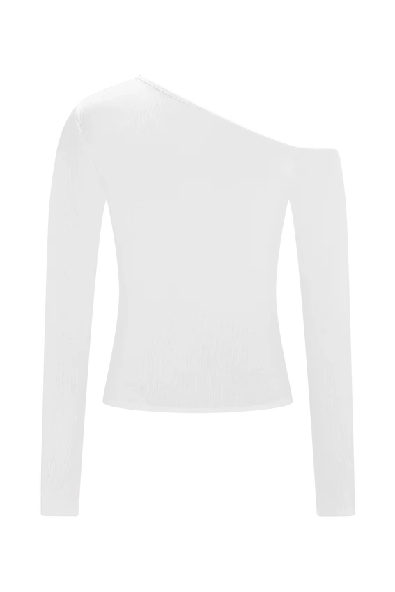 Maelle Off Shoulder Long Sleeve Top – Ivory Maelle Off Shoulder Long Sleeve Top – Ivory