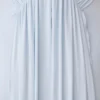 Maely Gathered Slinky Maxi Dress – Pale Blue