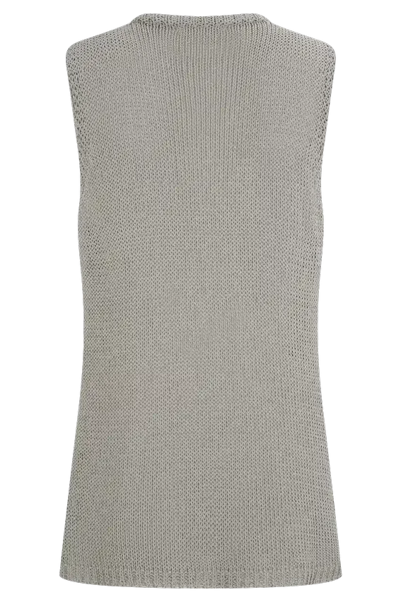 Malani Knit Top With Hardware – Sage Malani Knit Top With Hardware – Sage