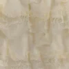 Margaret Lace Ruffle Mini Skort – Cream