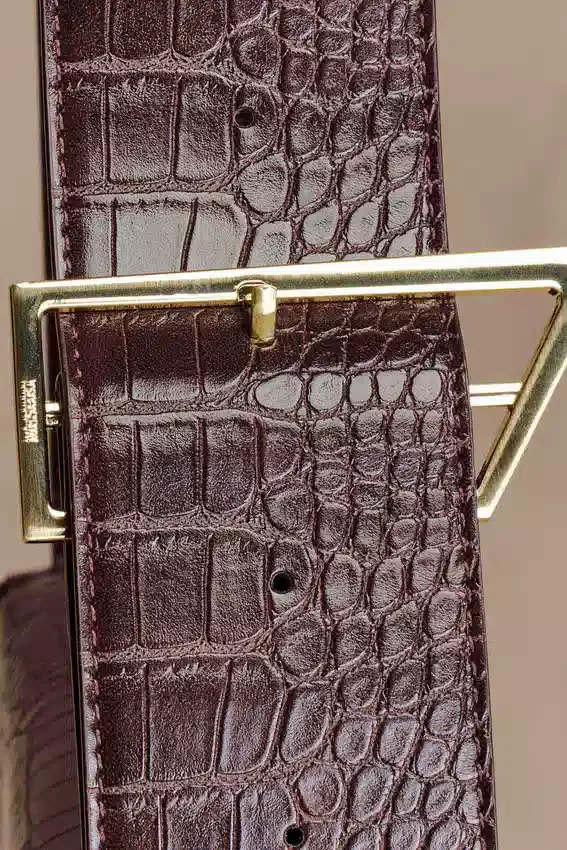 Maria Faux Leather Crocodile Shoulder Bag – Chocolate Maria Faux Leather Crocodile Shoulder Bag – Chocolate