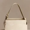 Maria Faux Suede Shoulder Bag – Stone Maria Faux Suede Shoulder Bag – Stone
