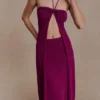 Marimae Long Knit Top – Plum