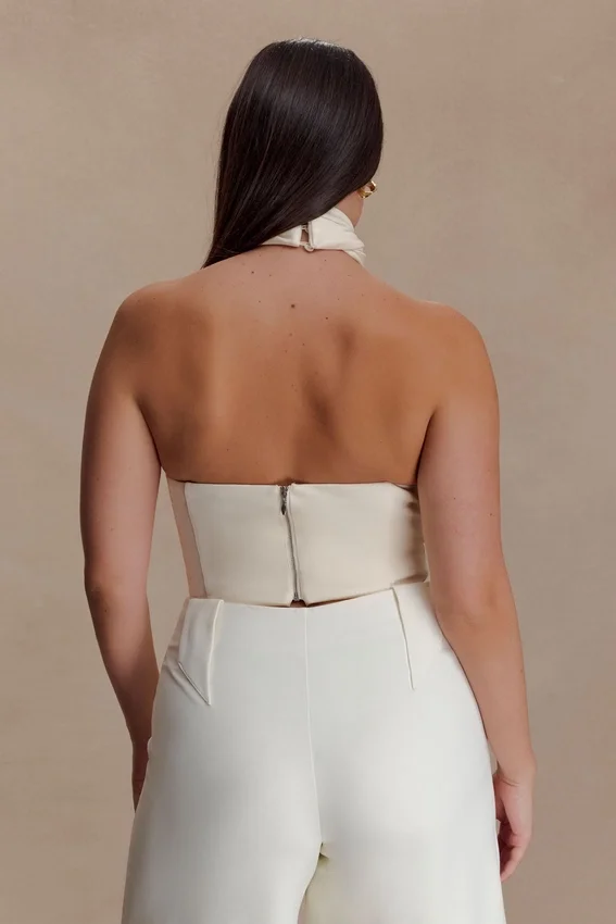 Marion Cross Over Top – Buttercream Marion Cross Over Top – Buttercream