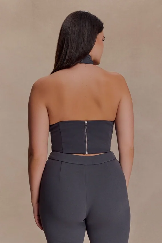 Marion Cross Over Top – Charcoal Shadow Marion Cross Over Top – Charcoal Shadow