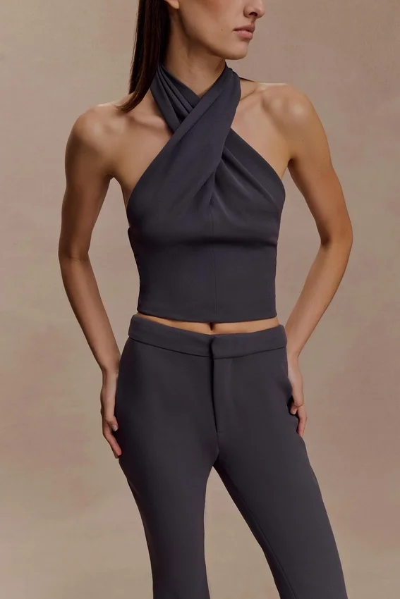 Marion Cross Over Top – Charcoal Shadow Marion Cross Over Top – Charcoal Shadow