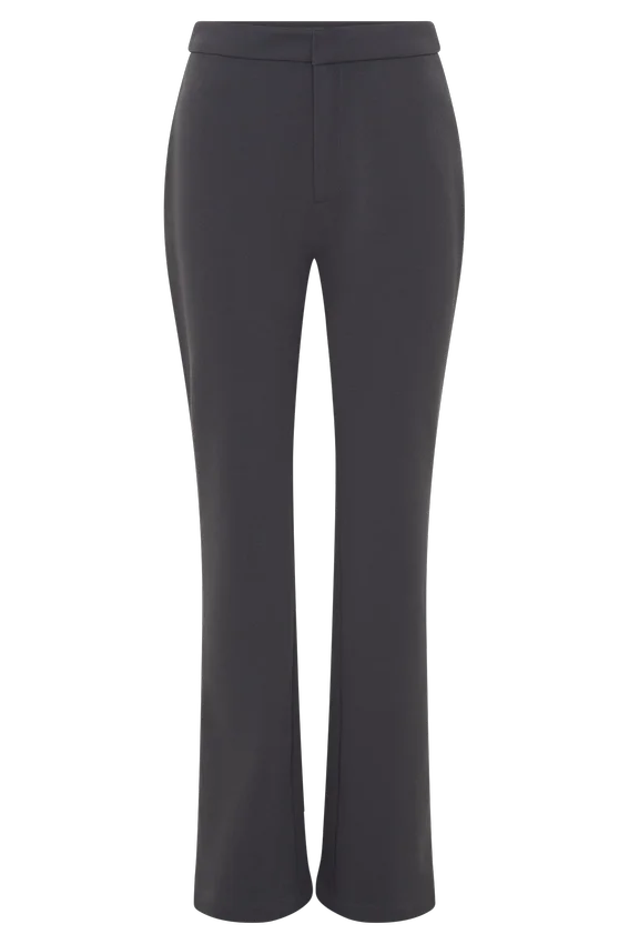 Marion Fit And Flare Pant – Charcoal Shadow Marion Fit And Flare Pant – Charcoal Shadow