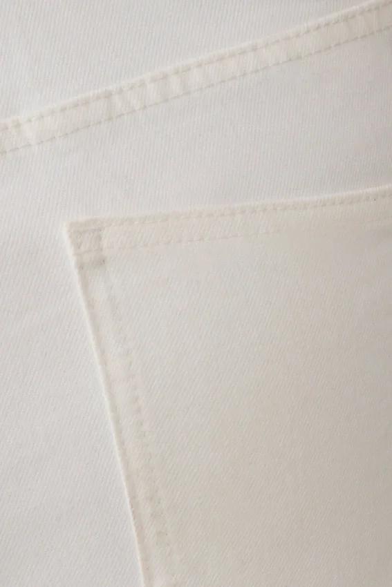 Mary Denim Capris – White Mary Denim Capris – White