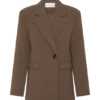 Mateo Oversized Blazer – Cacao Brown