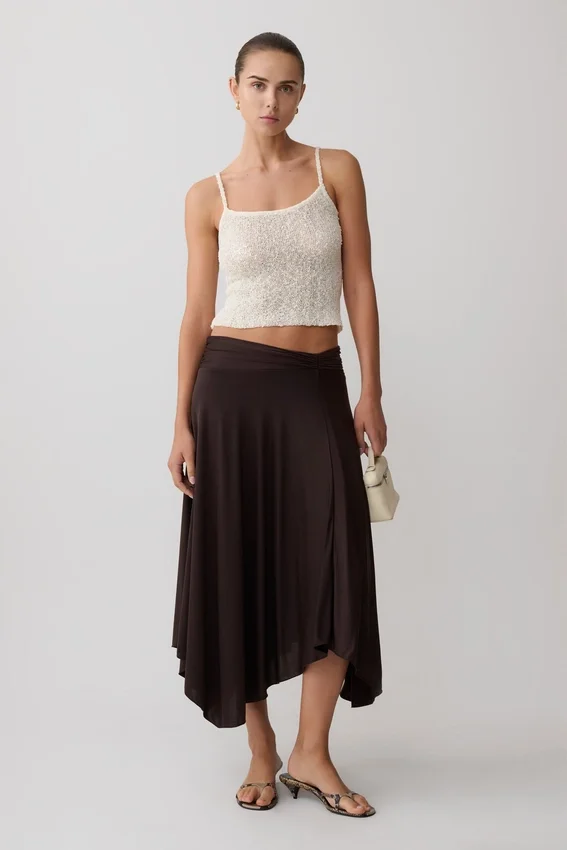Mattais Boucle Knit Top – Ivory Mattais Boucle Knit Top – Ivory