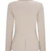 Max Cinched Waist Blazer – Ivory Stone