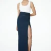 Maylena High Rise Denim Maxi Skirt – Indigo Blue Maylena High Rise Denim Maxi Skirt – Indigo Blue