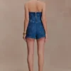 Meadow Denim Shorts – Dark Blue