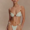 Memphis Beaded Bikini Top – Mint