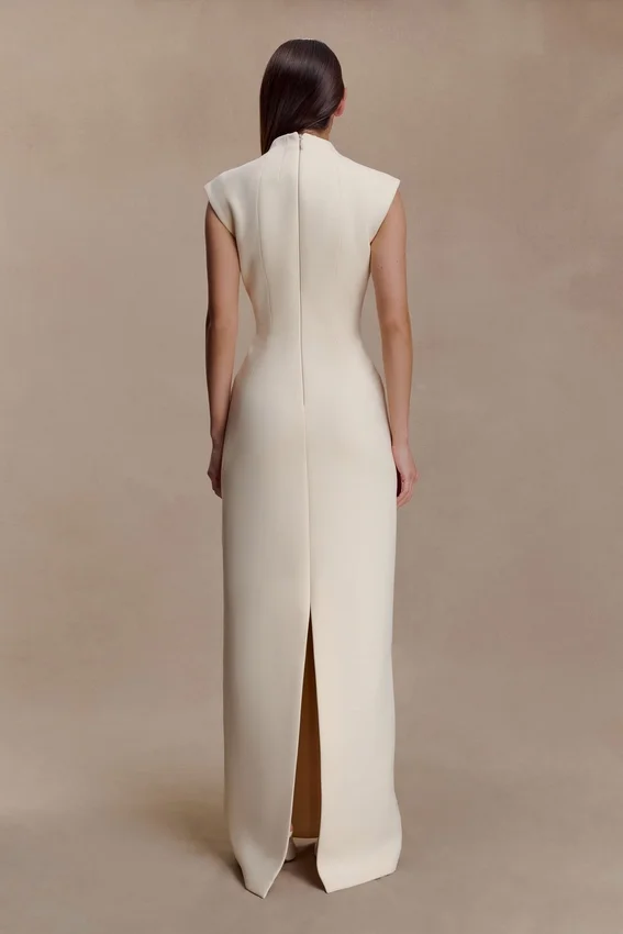 Michelle Cut Out Maxi Dress – Buttercream Michelle Cut Out Maxi Dress – Buttercream