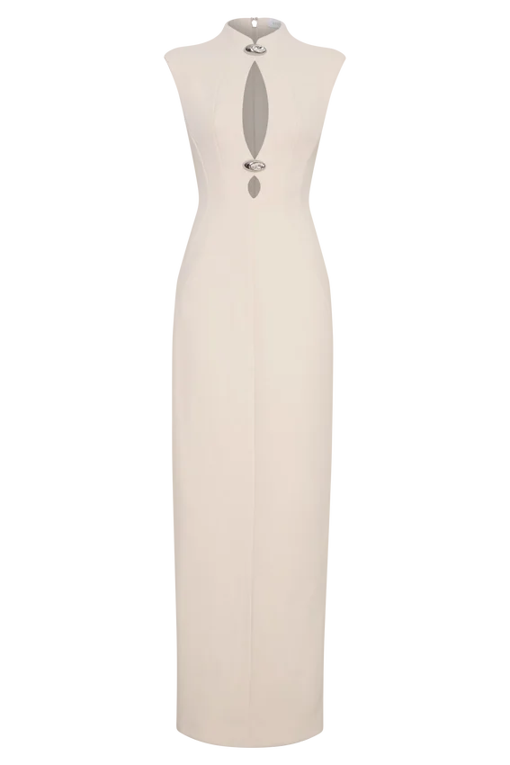 Michelle Cut Out Maxi Dress – Buttercream Michelle Cut Out Maxi Dress – Buttercream