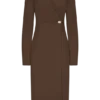 Mikaila Asymmetric Shirt Dress – Dark Chocolate Mikaila Asymmetric Shirt Dress – Dark Chocolate