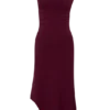 Milasandra Pleated Knit Dress – Plum Milasandra Pleated Knit Dress – Plum