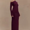 Miles Knit Maxi Skirt – Plum