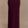 Miles Knit Maxi Skirt – Plum