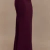 Miles Knit Maxi Skirt – Plum