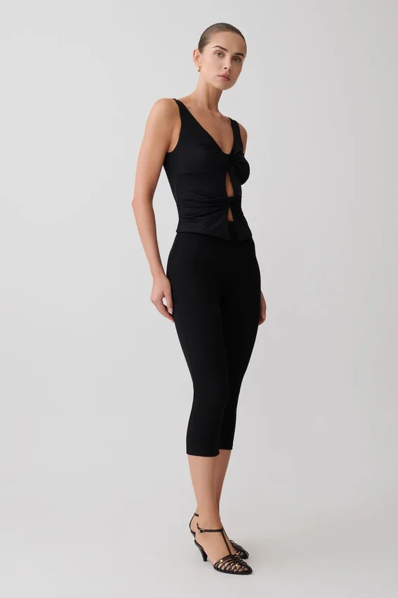 Millie Twist Sleeveless Top – Black Millie Twist Sleeveless Top – Black