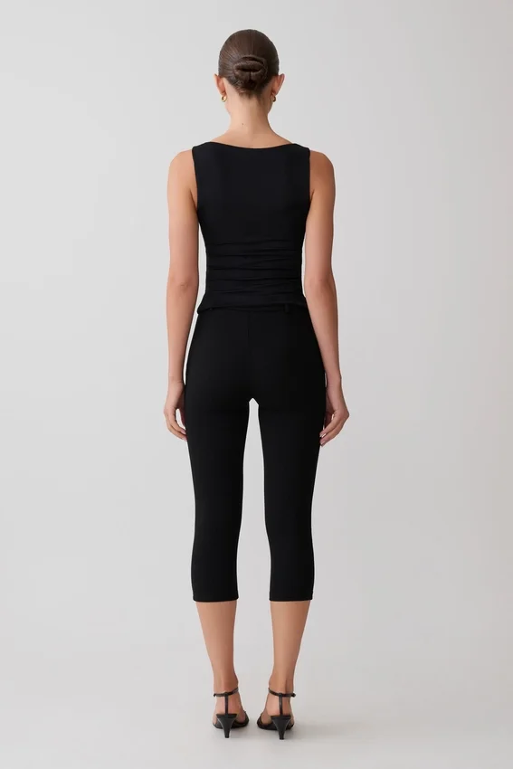 Millie Twist Sleeveless Top – Black Millie Twist Sleeveless Top – Black