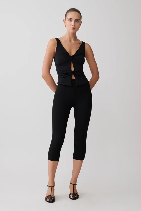 Millie Twist Sleeveless Top – Black Millie Twist Sleeveless Top – Black