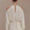 Minna Halter Mini Dress – Opal White Minna Halter Mini Dress – Opal White