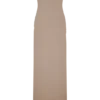Mirren Strapless Slinky Maxi Dress – Bronze